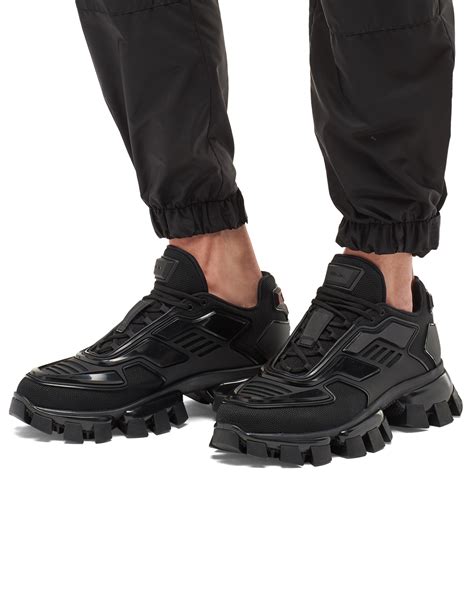 prada cloudbust air technical fabric sneakers|prada cloudbust thunder boots.